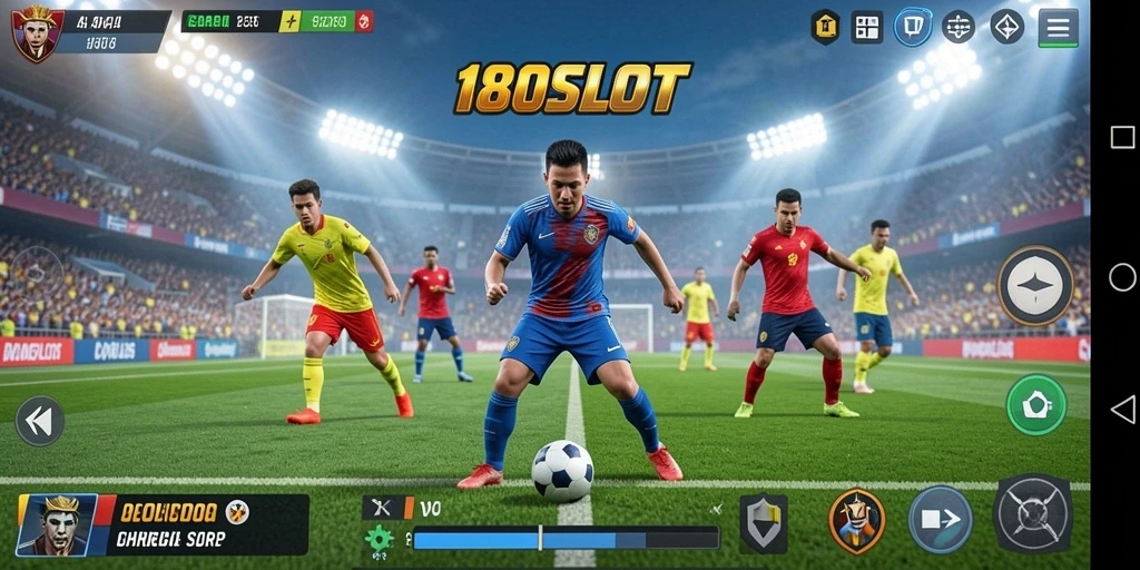 Tangkapan layar utama 180SLOT menampilkan aksi olahraga yang seru.
