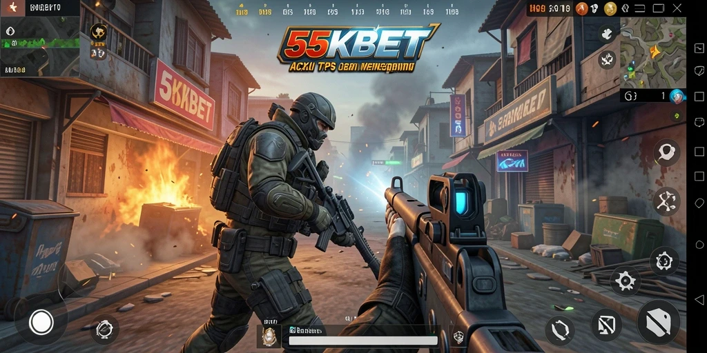 Tampilan gameplay 55KBET yang seru dan mendebarkan.