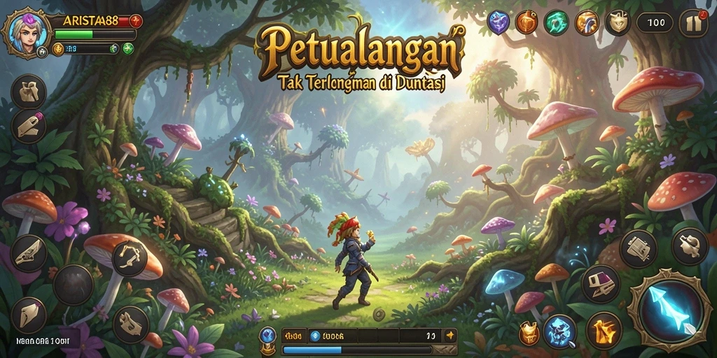 Tampilan gameplay ARISTA88 yang menegangkan dan menarik.