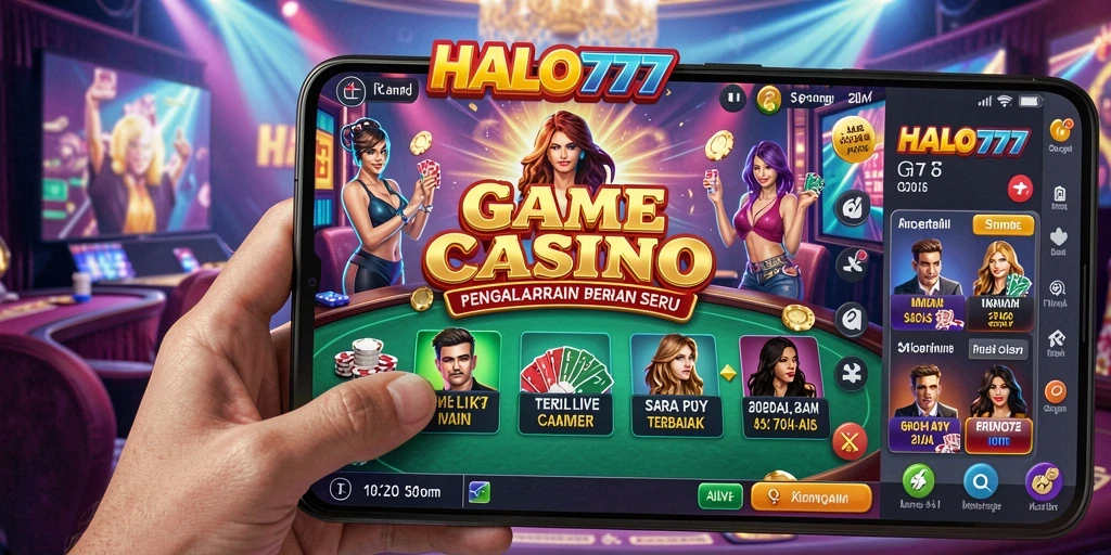 Gameplay Live Casino di HALO777 yang mendebarkan dan interaktif.