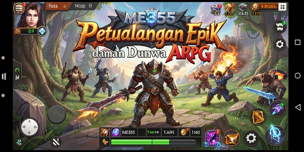 Gameplay seru di dunia fantasi penuh petualangan ARPG.