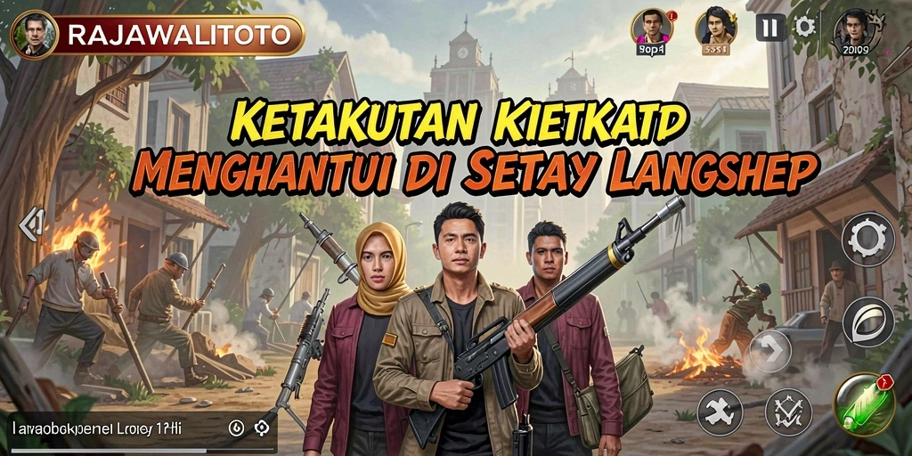 Tangkapan layar menampilkan suasana mencekam dalam RAJAWALITOTO.