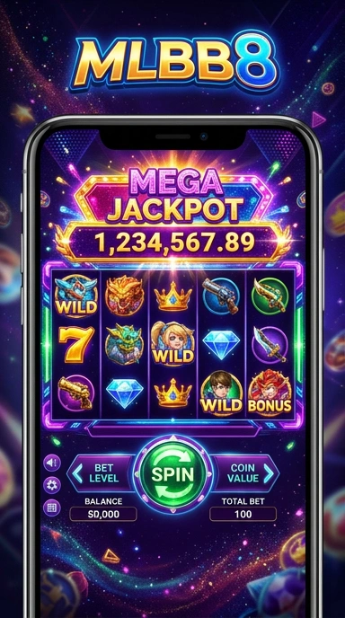 Tampilan utama aplikasi mlbb8 yang informatif dan menarik.